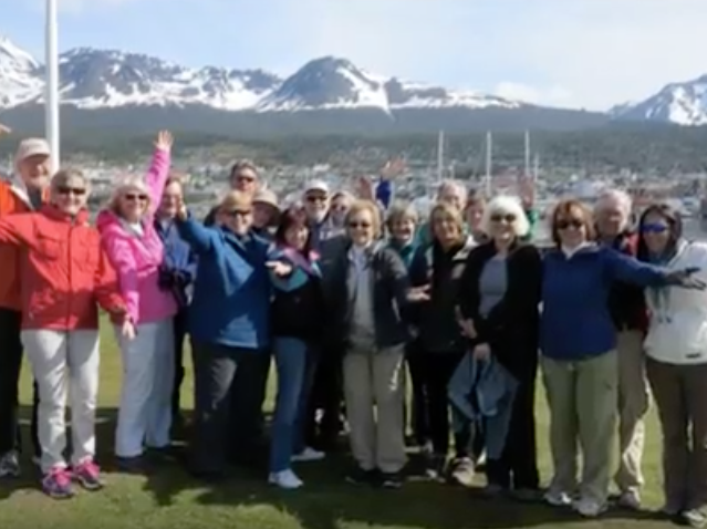 Adventurers in Ushuaia