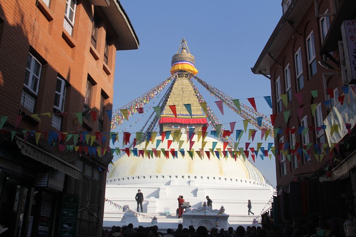 Entrance to Boudhanath