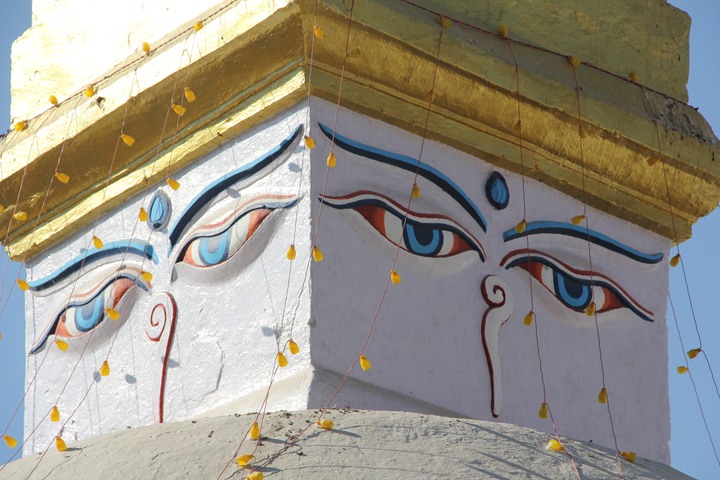 Buddha's eyes on all 4 sides