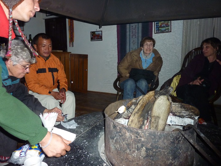 Roasting marshmellows