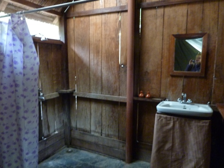 Semi attached bathroom