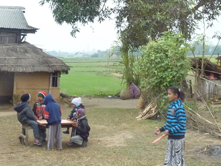 Kids playing some sort of game